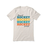 Personalized Hockey Hockey Hockey Shirt With Mascot and Hockey Player Name on a Unisex T-Shirt