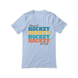 Personalized Hockey Hockey Hockey Shirt With Mascot and Hockey Player Name on a Unisex T-Shirt