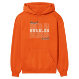 Custom Hurdles on a Sweatshirt With Mascot and Hurdler Name on a Hoodie