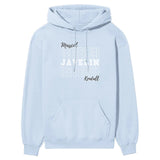 Custom Javelin on a Sweatshirt With Mascot and Javelin Thrower Name on a Hoodie