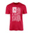 Javelin Grandpa Vertical Flag on a Men's T-Shirt with a White Graphic
