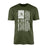 Javelin Grandpa Vertical Flag on a Men's T-Shirt with a White Graphic