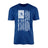 Javelin Grandpa Vertical Flag on a Men's T-Shirt with a White Graphic