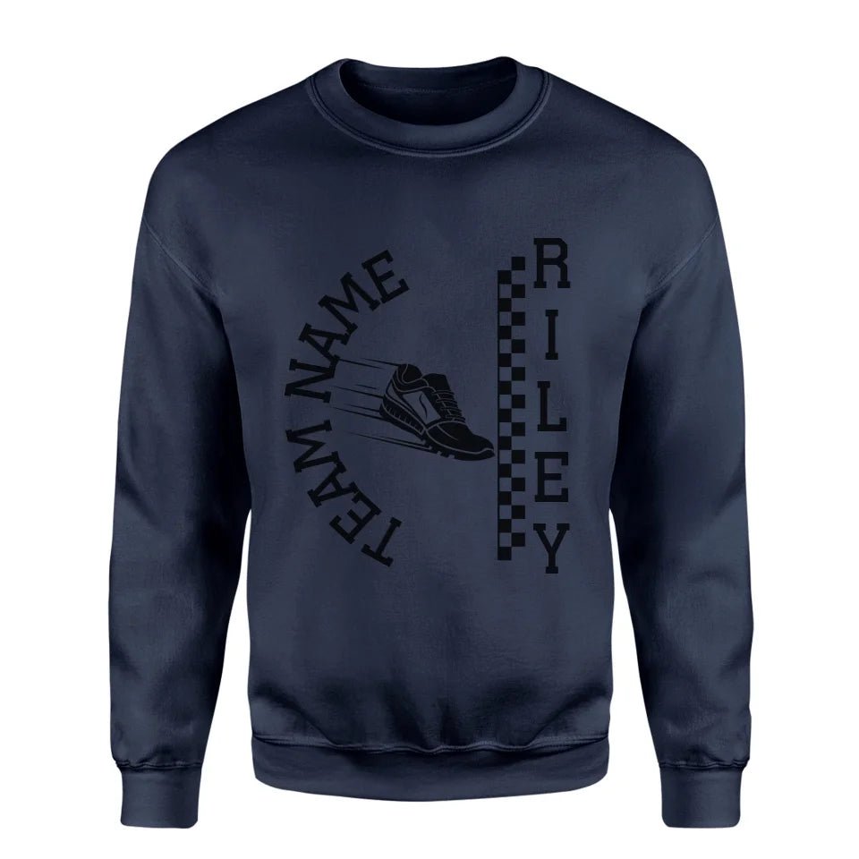 Personalized Javelin on a Sweatshirt With Team and Javelin Thrower Name on a Sweatshirt