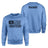 Javelin Dad Horizontal Flag With Javelin Thrower Name on a Sweatshirt with a Black Graphic