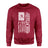 Javelin Mom Vertical Flag on a Sweatshirt with a White Graphic