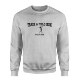 Javelin Mom with Javelin Thrower Icon and Javelin Thrower Name on a Sweatshirt with a Black Graphic