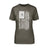 Javelin Grandma Vertical Flag on a Unisex T-Shirt with a White Graphic