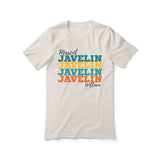 Personalized Javelin Javelin Javelin Shirt With Mascot and Javelin Thrower Name on a Unisex T-Shirt