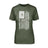 Javelin Grandma Vertical Flag on a Unisex T-Shirt with a White Graphic