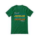 Personalized Javelin Javelin Javelin Shirt With Mascot and Javelin Thrower Name on a Unisex T-Shirt