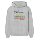 Personalized Lacrosse Lacrosse Lacrosse on a Hoodie With Mascot and Lacrosse Player Name on a Hoodie