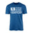 Lacrosse Dad Horizontal Flag on a Men's T-Shirt with a White Graphic