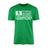 Lacrosse Dad Horizontal Flag on a Men's T-Shirt with a White Graphic