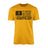Lacrosse Dad Horizontal Flag on a Men's T-Shirt with a Black Graphic
