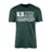 Lacrosse Dad Horizontal Flag on a Men's T-Shirt with a White Graphic