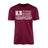 Lacrosse Dad Horizontal Flag on a Men's T-Shirt with a White Graphic