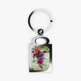 Custom Lacrosse Player Photo Key Ring