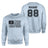 Lacrosse Grandma Horizontal Flag With Lacrosse Player Name on a Sweatshirt with a Black Graphic