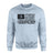 Lacrosse Mom Horizontal Flag on a Sweatshirt with a Black Graphic