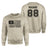 Lacrosse Grandma Horizontal Flag With Lacrosse Player Name on a Sweatshirt with a Black Graphic