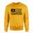Lacrosse Dad Horizontal Flag on a Sweatshirt with a Black Graphic
