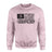 Lacrosse Mom Horizontal Flag on a Sweatshirt with a Black Graphic