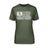 Lacrosse Grandma Horizontal Flag on a Unisex T-Shirt with a White Graphic