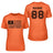 Lacrosse Grandma Horizontal Flag With Lacrosse Player Name on a Unisex T-Shirt with a Black Graphic