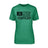 Lacrosse Mom Horizontal Flag on a Unisex T-Shirt with a Black Graphic