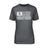 Lacrosse Grandma Horizontal Flag on a Unisex T-Shirt with a White Graphic