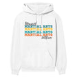 Personalized Martial Arts Martial Arts Martial Arts on a Hoodie With Mascot and Martial Artist Name on a Hoodie