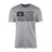 Martial Arts Dad Horizontal Flag on a Men's T-Shirt with a Black Graphic