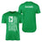Martial Arts Dad Vertical Flag With Martial Artist Name on a Men's T-Shirt with a White Graphic