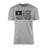 Martial Arts Dad Horizontal Flag on a Men's T-Shirt with a Black Graphic
