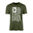 Martial Arts Dad Vertical Flag on a Men's T-Shirt with a White Graphic