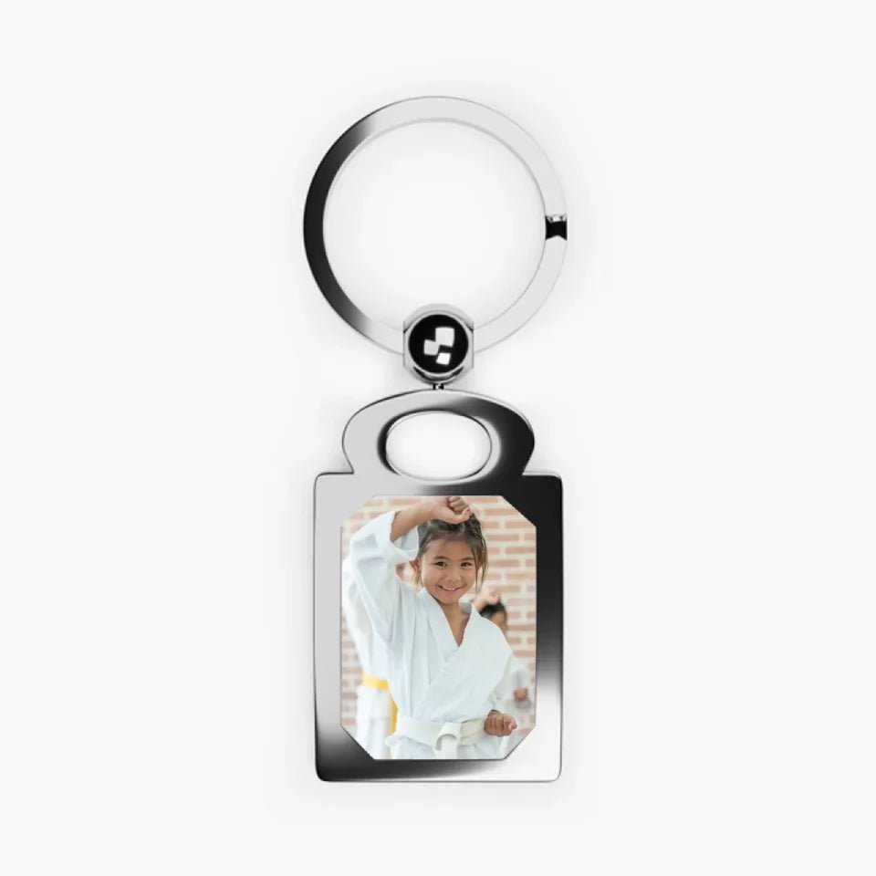 Custom Martial Artist Photo Key Ring