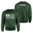 Martial Arts Mom Horizontal Flag With Martial Artist Name on a Sweatshirt with a White Graphic