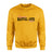 Custom Martial Arts Mascot and Martial Artist Name on a Sweatshirt with a Black Graphic
