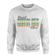 Personalized Martial Arts Martial Arts Martial Arts on a Sweatshirt With Mascot and Martial Artist Name on a Sweatshirt