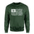 Martial Arts Grandpa Horizontal Flag on a Sweatshirt with a White Graphic