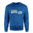 Custom Martial Arts Mascot and Martial Artist Name on a Sweatshirt with a White Graphic