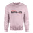 Custom Martial Arts Mascot and Martial Artist Name on a Sweatshirt with a Black Graphic
