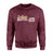 Custom Martial Arts Mascot and Martial Artist Name on a Sweatshirt with a White Graphic