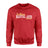 Custom Martial Arts Mascot and Martial Artist Name on a Sweatshirt with a White Graphic
