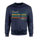 Personalized Martial Arts Martial Arts Martial Arts on a Sweatshirt With Mascot and Martial Artist Name on a Sweatshirt