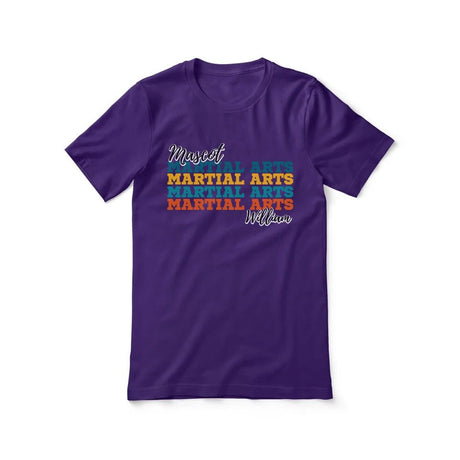 Personalized Martial Arts Martial Arts Martial Arts Shirt With Mascot and Martial Artist Name on a Unisex T-Shirt