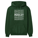 Custom on a Hoodie With Mascot Name on a Hoodie