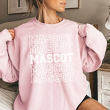 Custom on a Sweatshirt With Mascot Name on a Sweatshirt