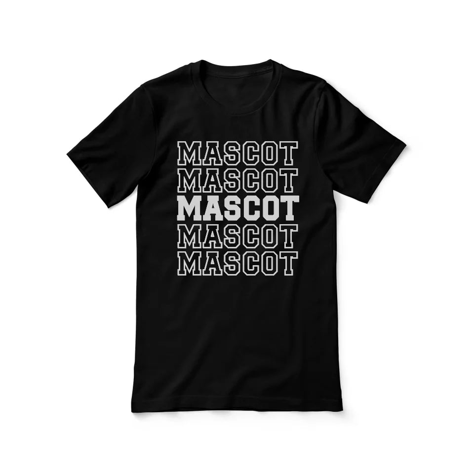 Custom Shirt With Mascot Name on a Unisex T-Shirt